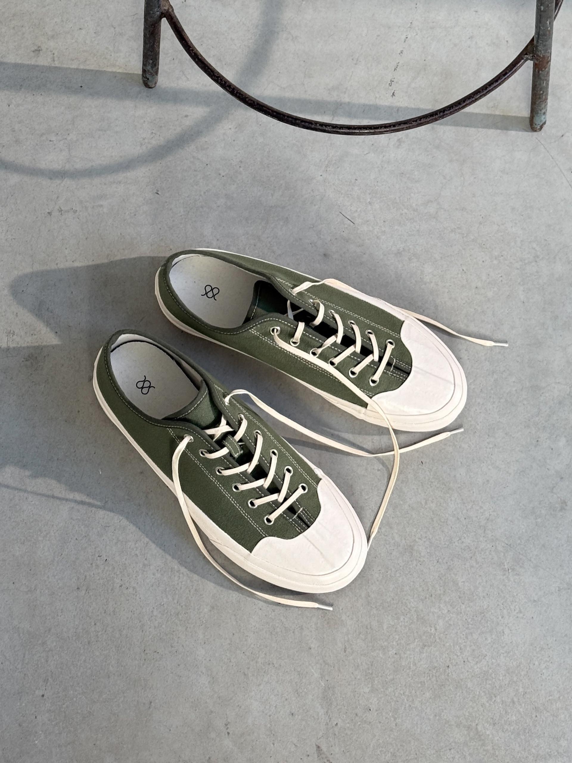 The Plimsoll Olive Drab Canvas 2