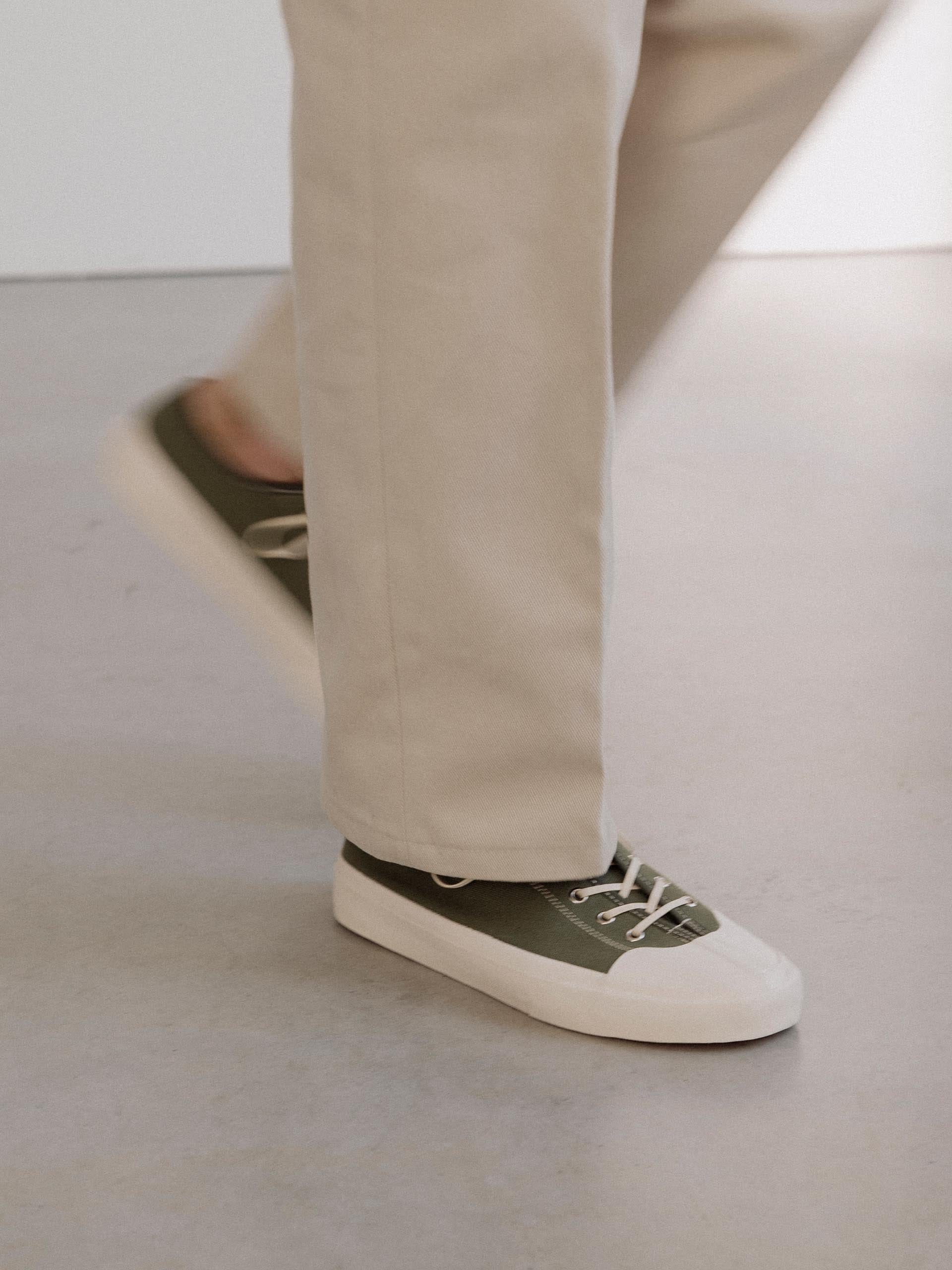 The Plimsoll Olive Drab Canvas 2