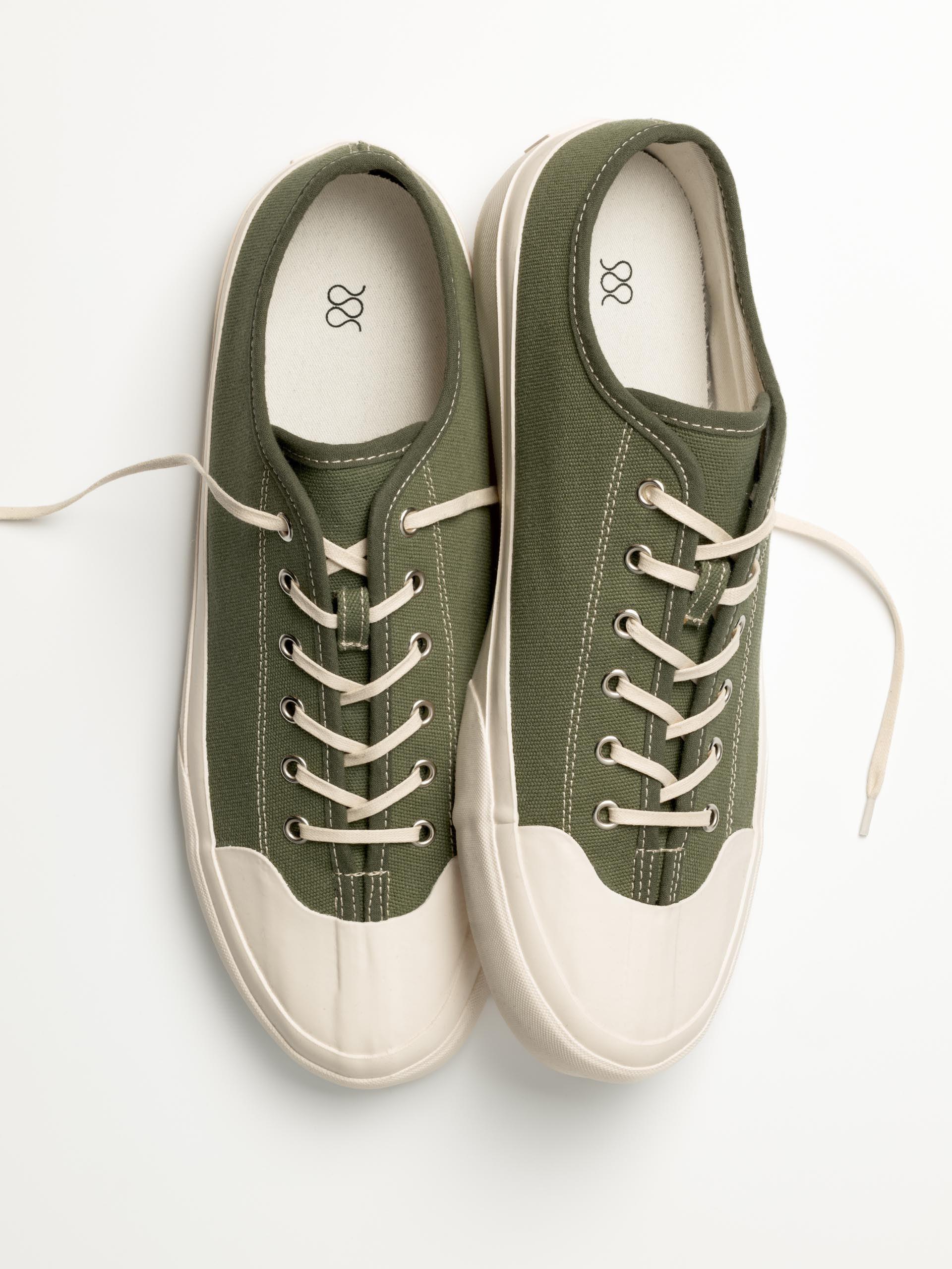 The Plimsoll Olive Drab Canvas 2
