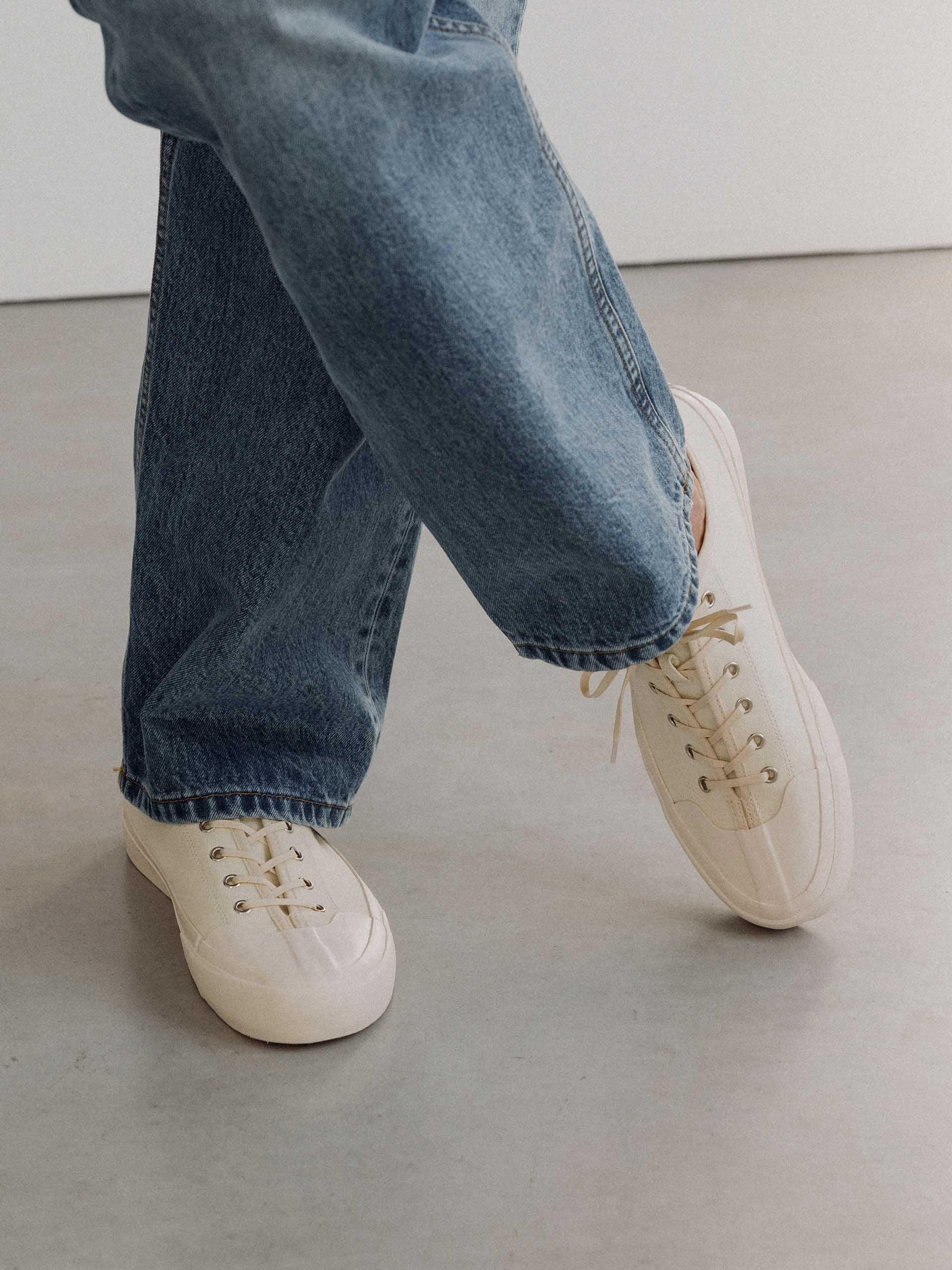 The Plimsoll Cream Canvas 2