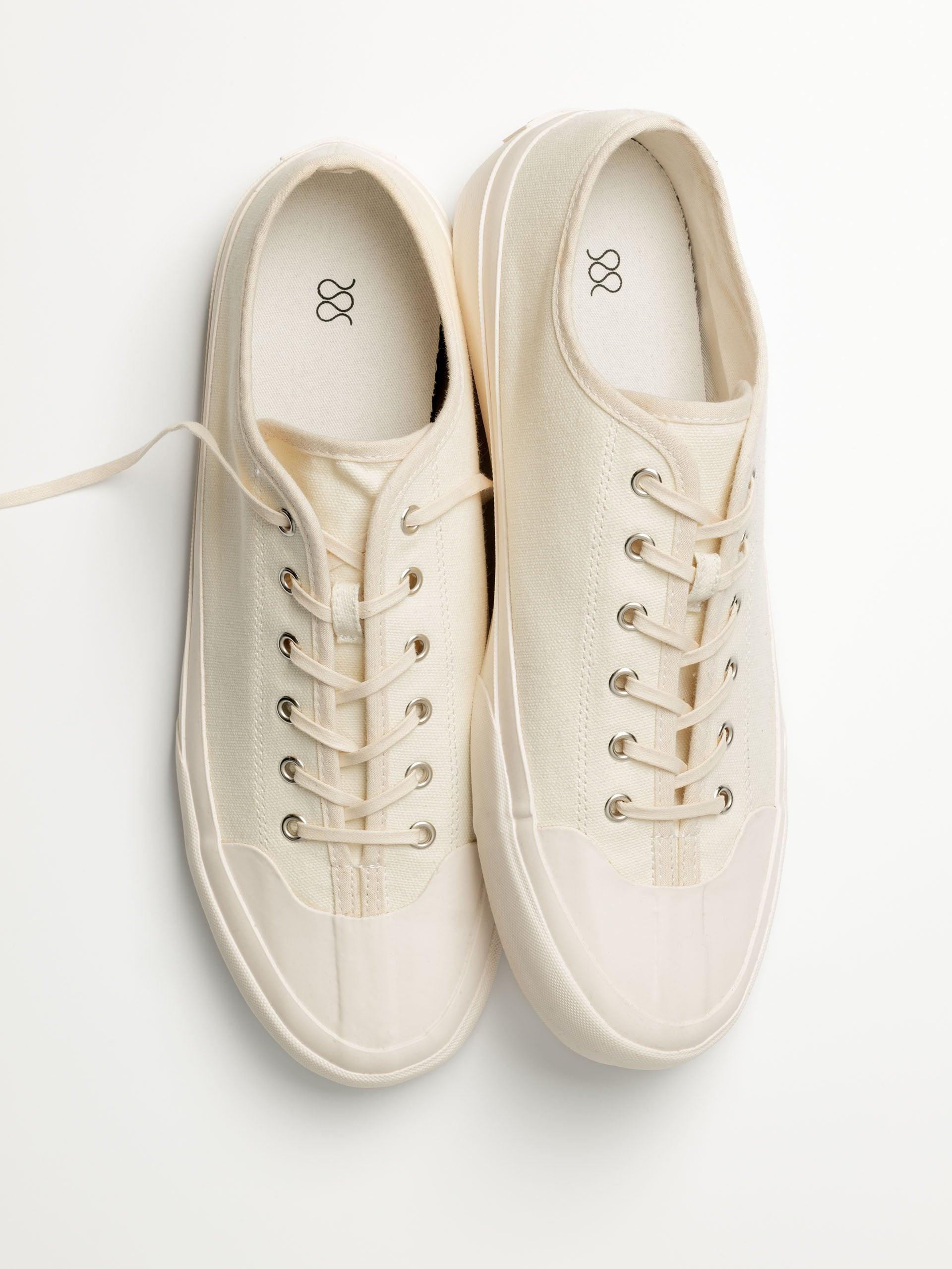 The Plimsoll Cream Canvas 2