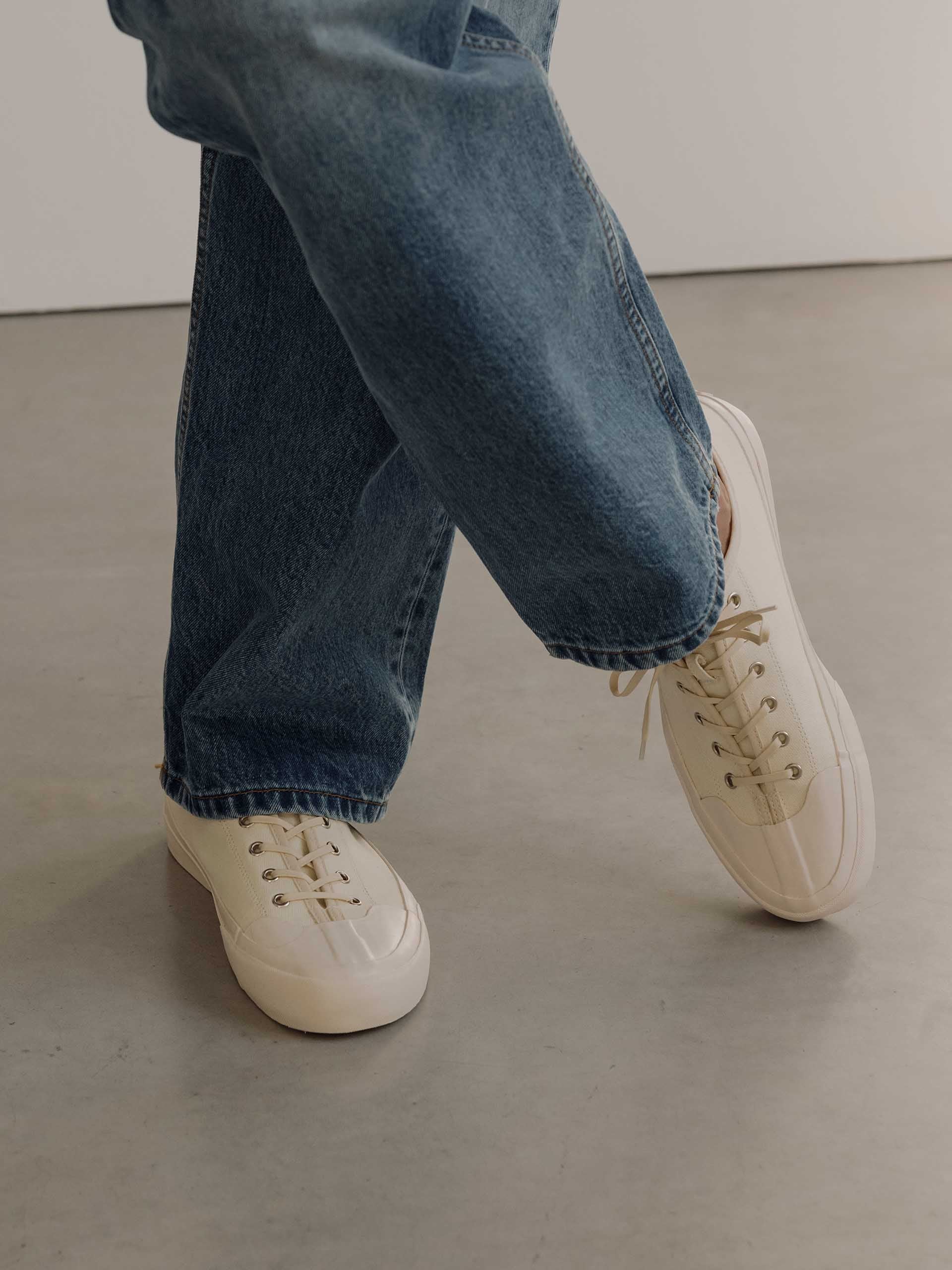 The Plimsoll Cream Canvas 2