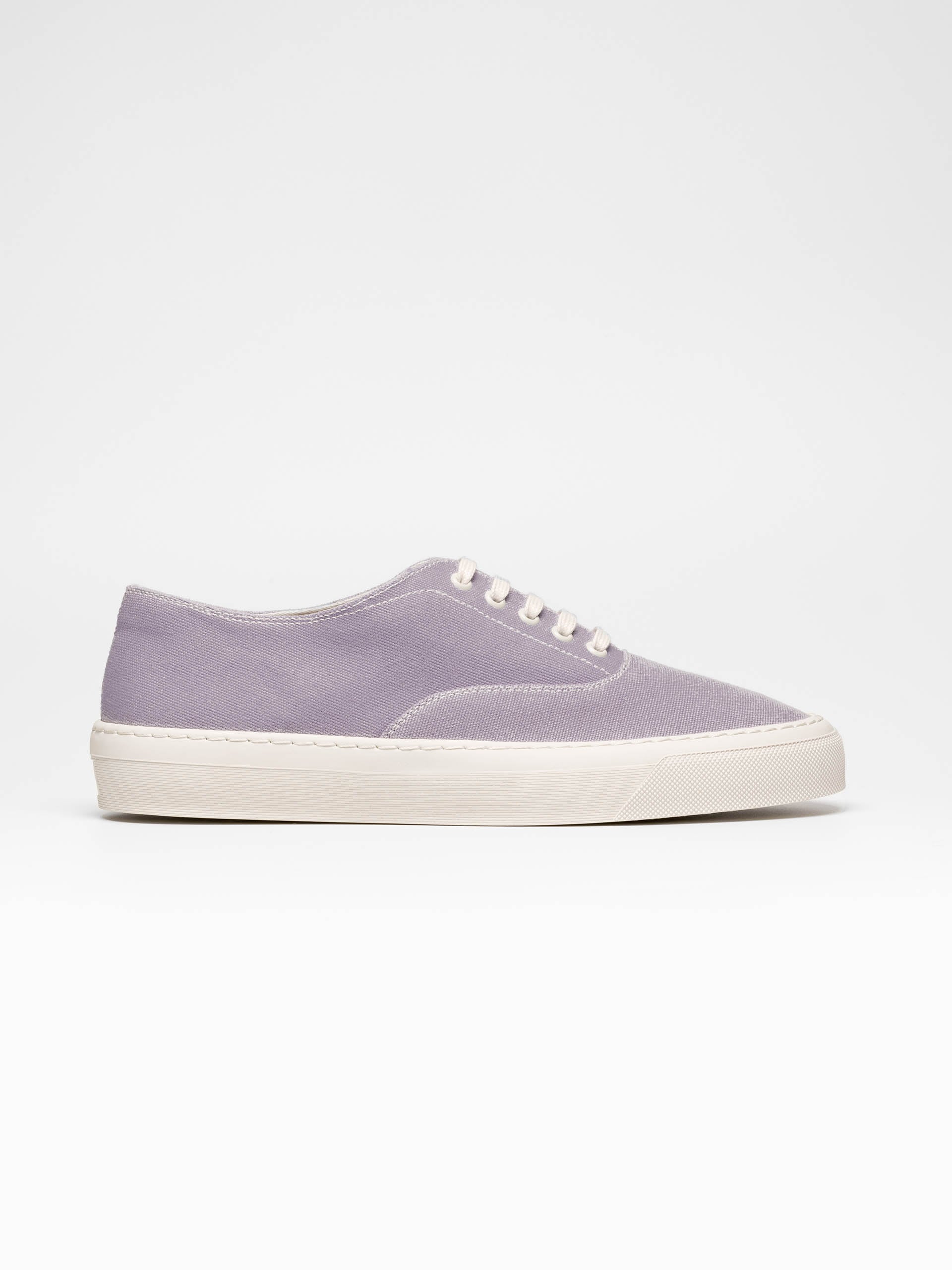 The Deck Shoe Lavender Canvas 1