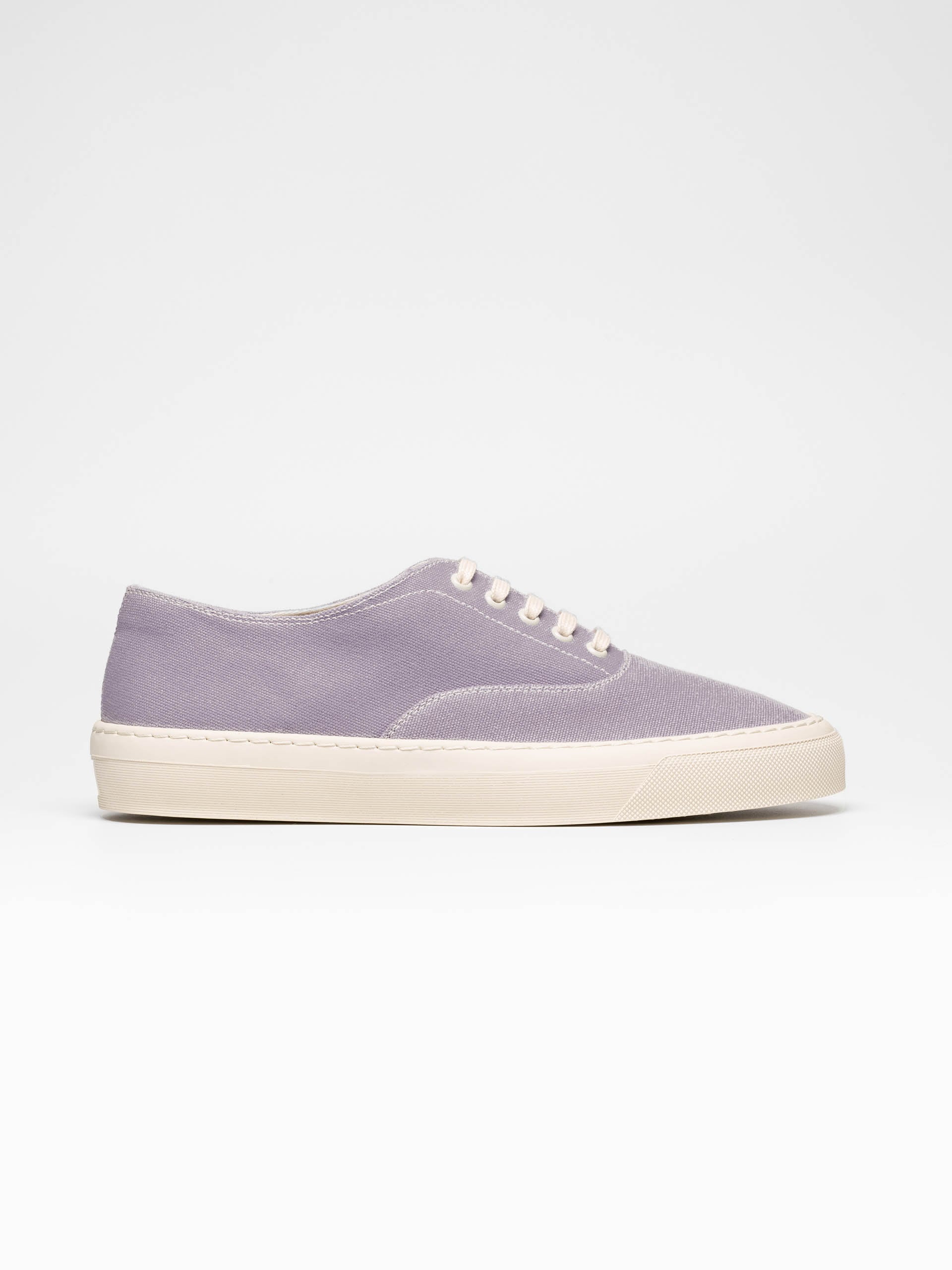 The Deck Shoe Lavender Canvas 1