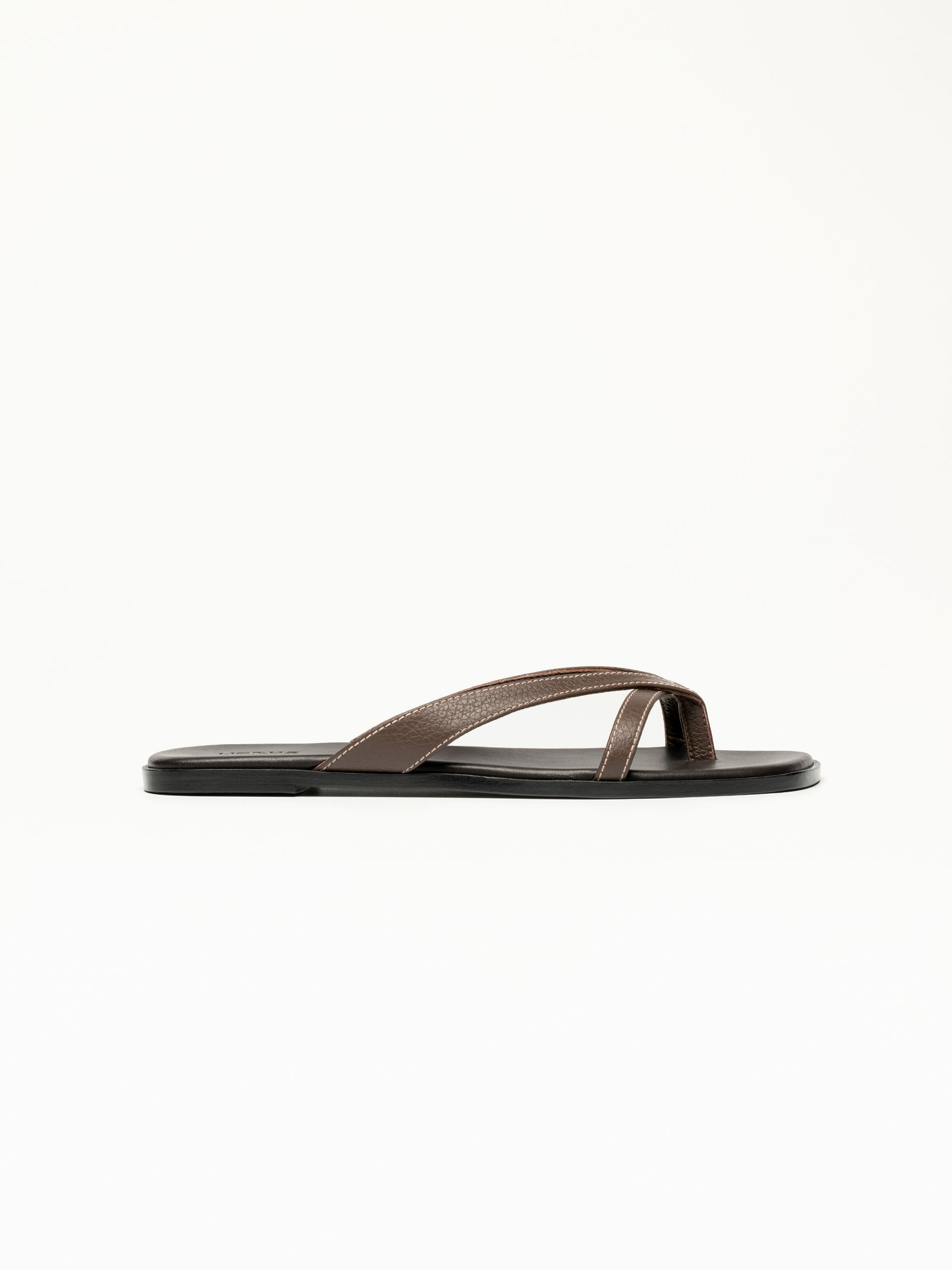 The Paloma Sandal Taupe Grain 1