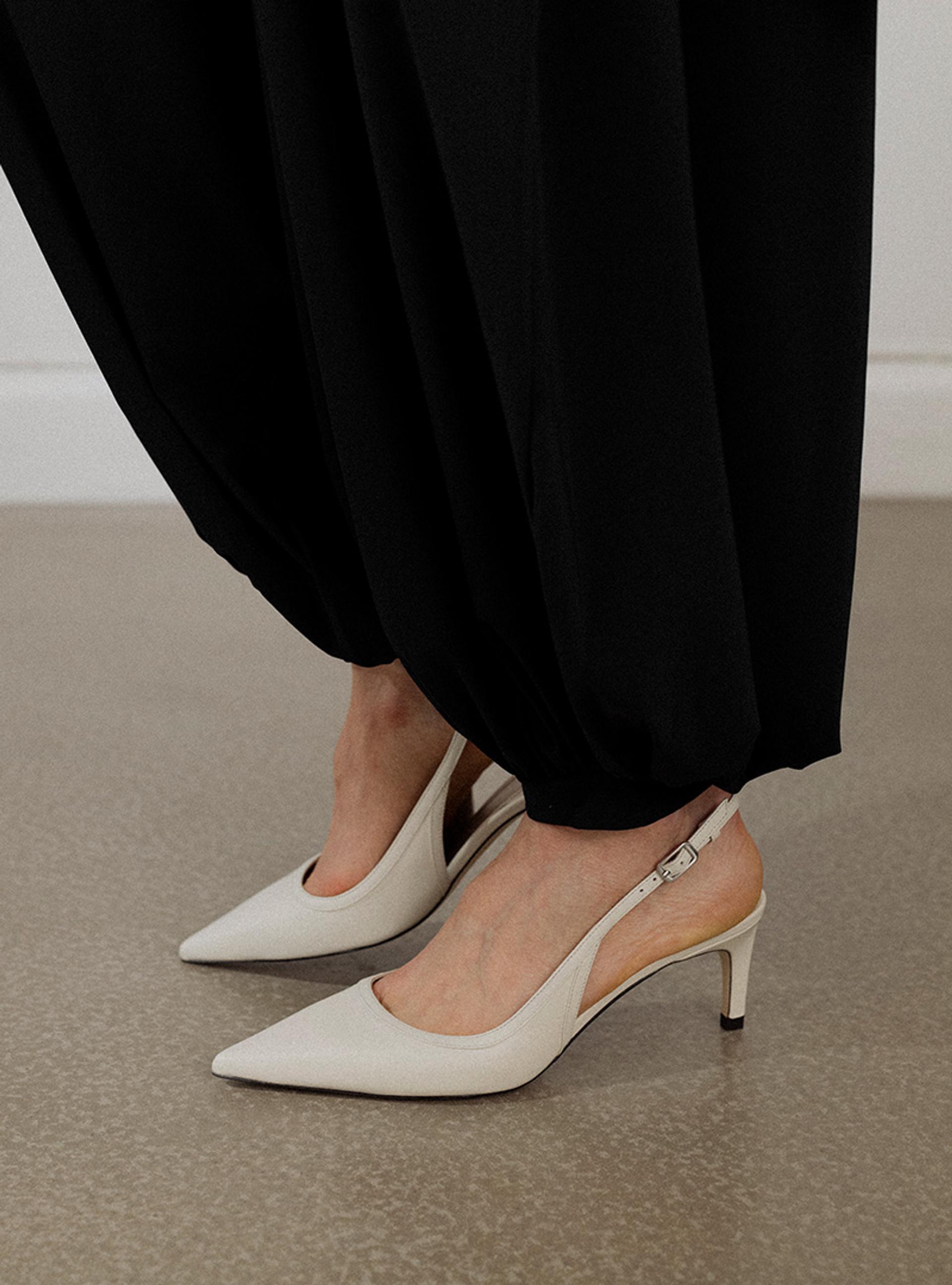 The Slingback Ivory Nappa 2