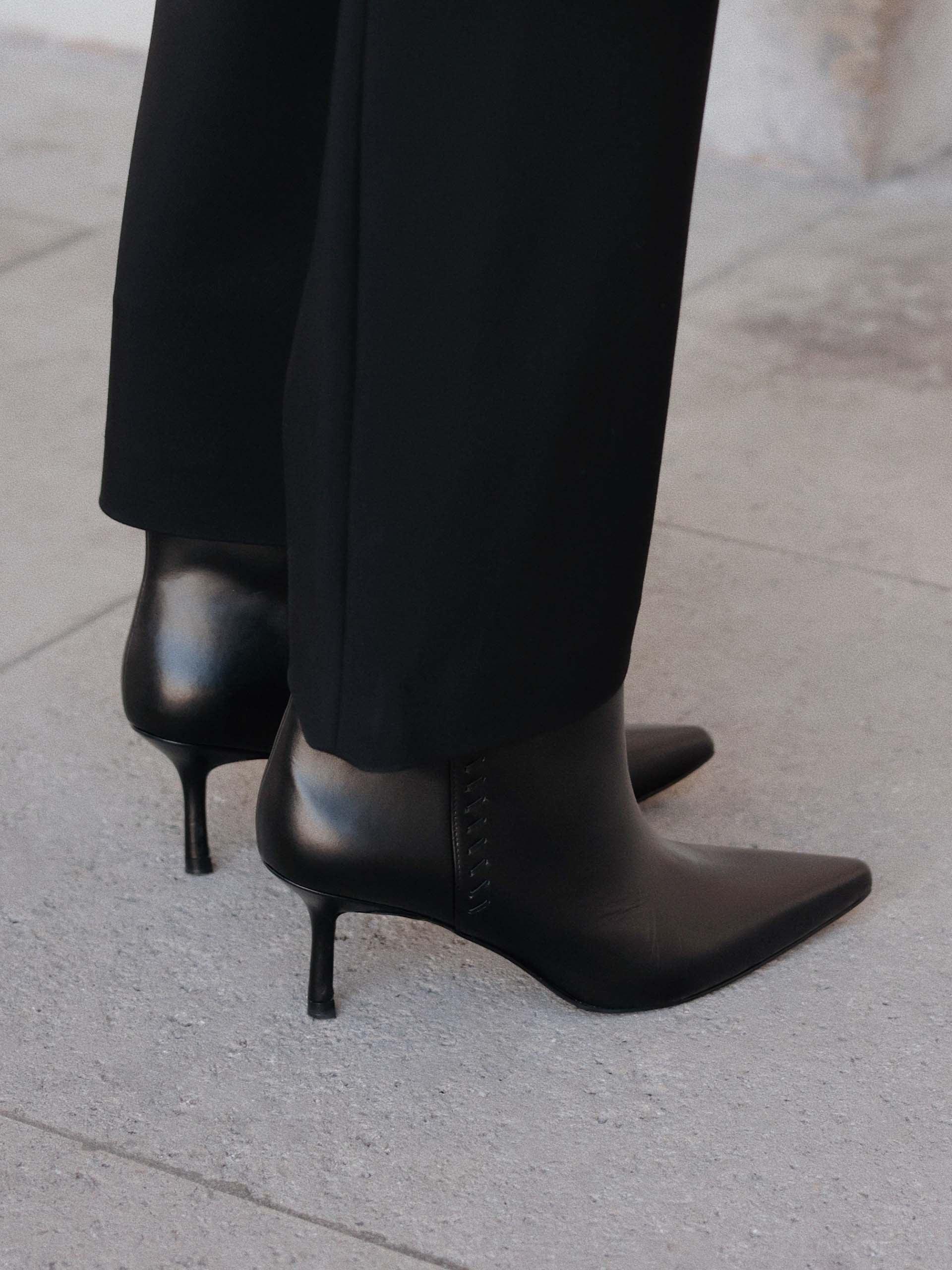 The Stiletto Boot Black Nappa 2