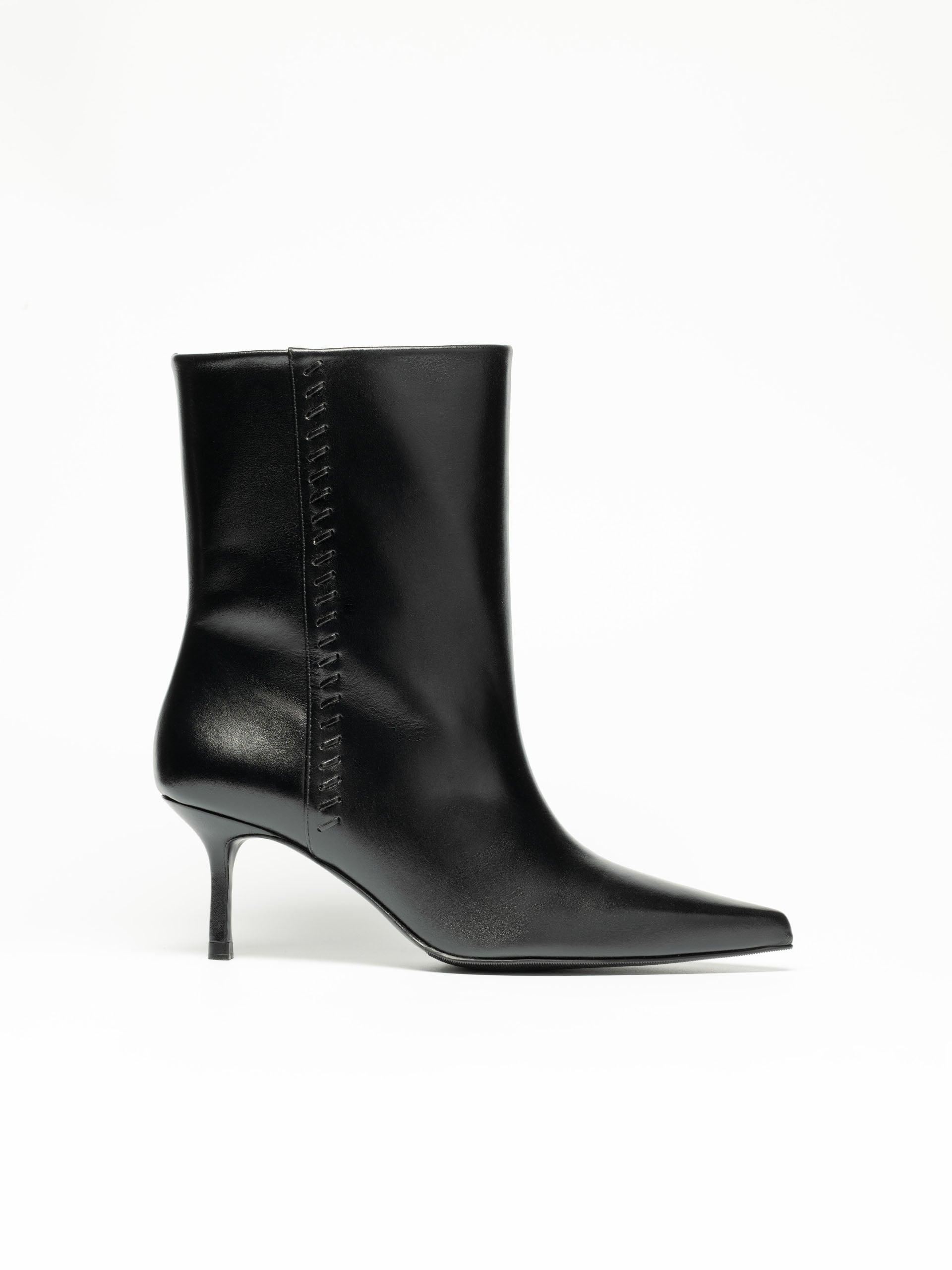 The Stiletto Boot Black Nappa 1