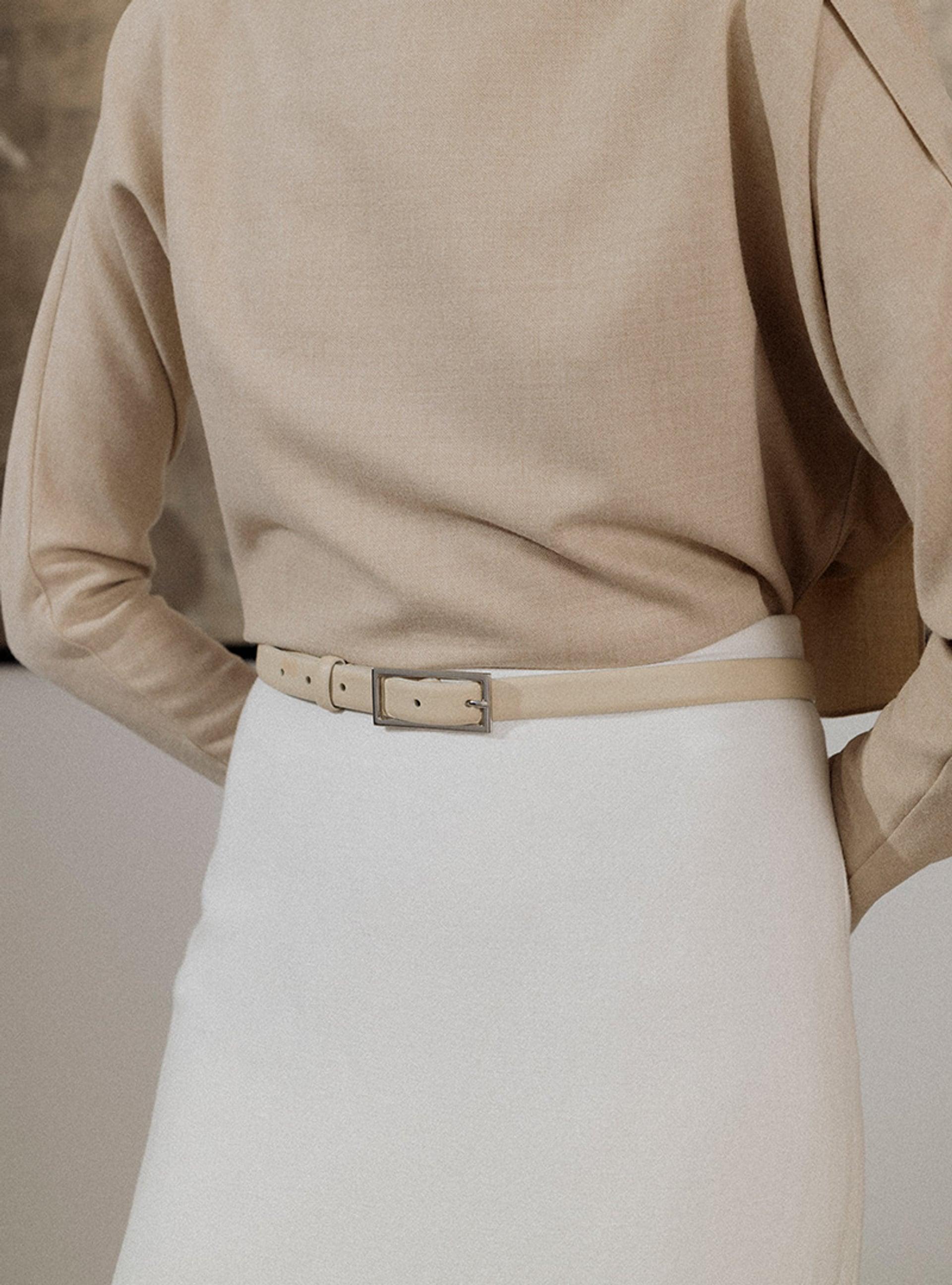 The Belt 20mm Ivory Nappa - 20 mm 2