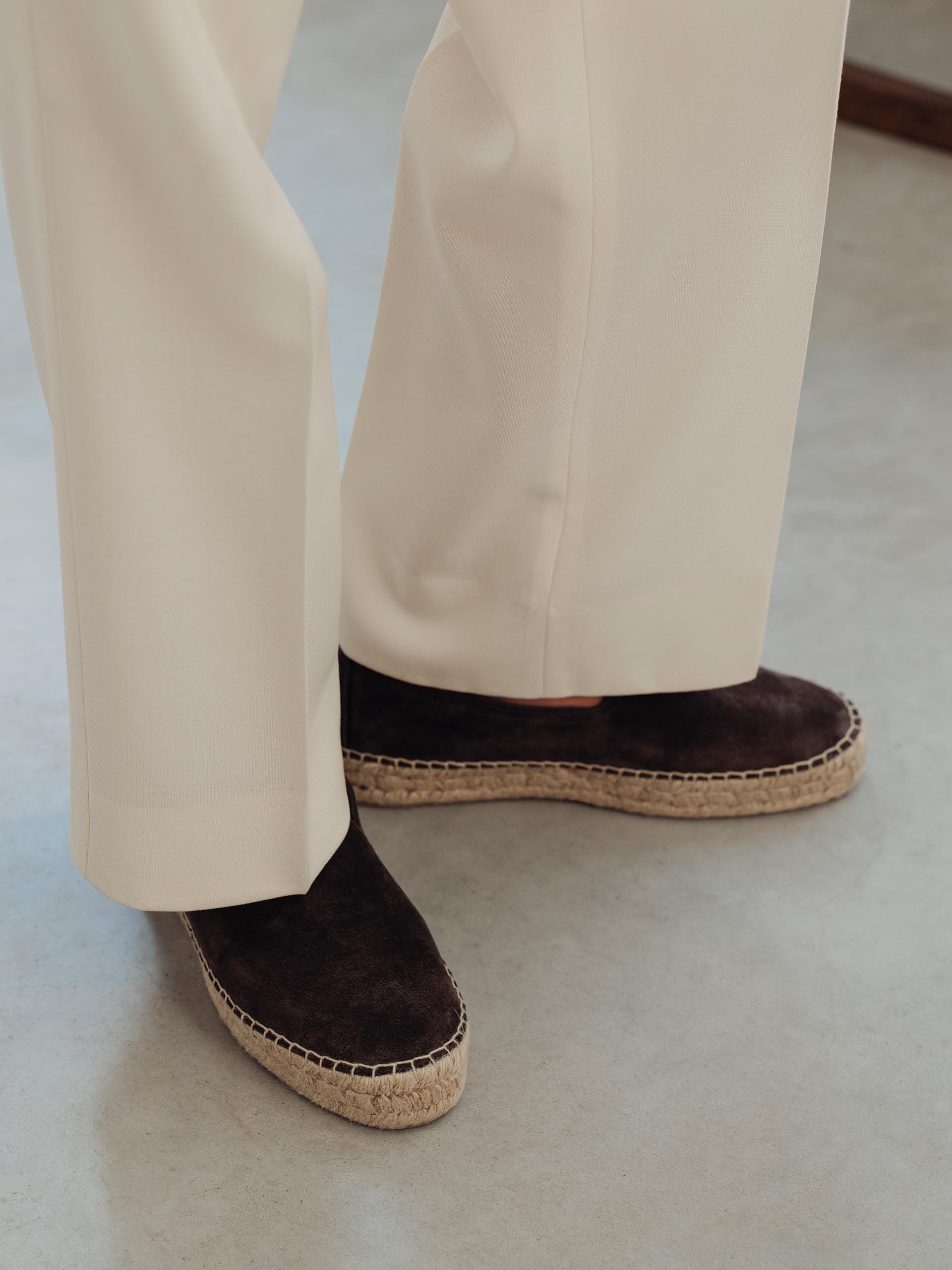 The Espadrille Brown Suede 2