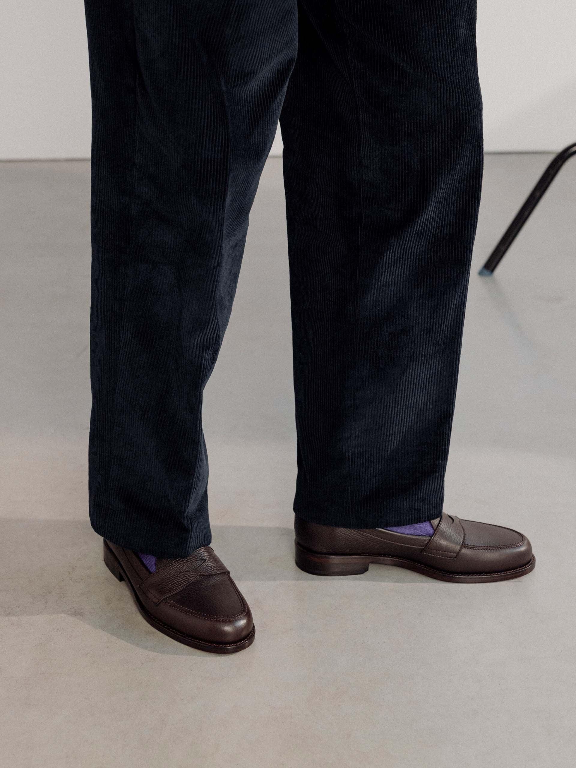 The Ivy Loafer Brown Grain 2