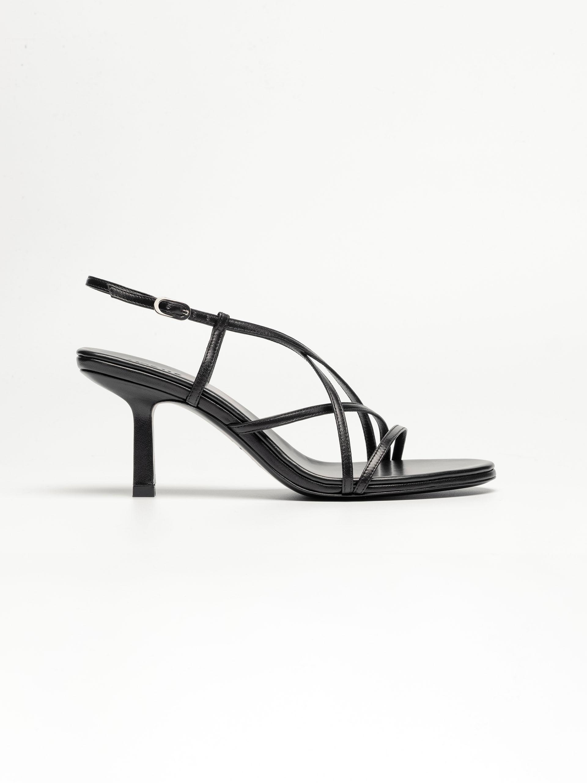 The Sandalette Black Nappa 1