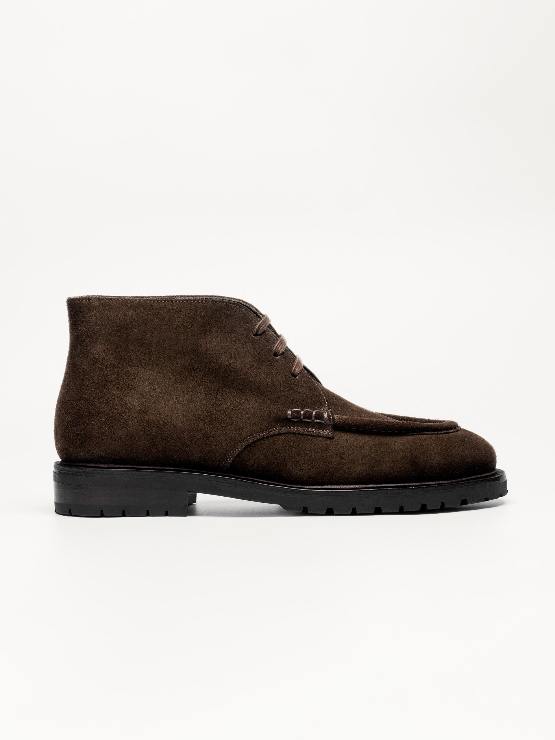 The Moc Toe Chukka Brown Suede 1