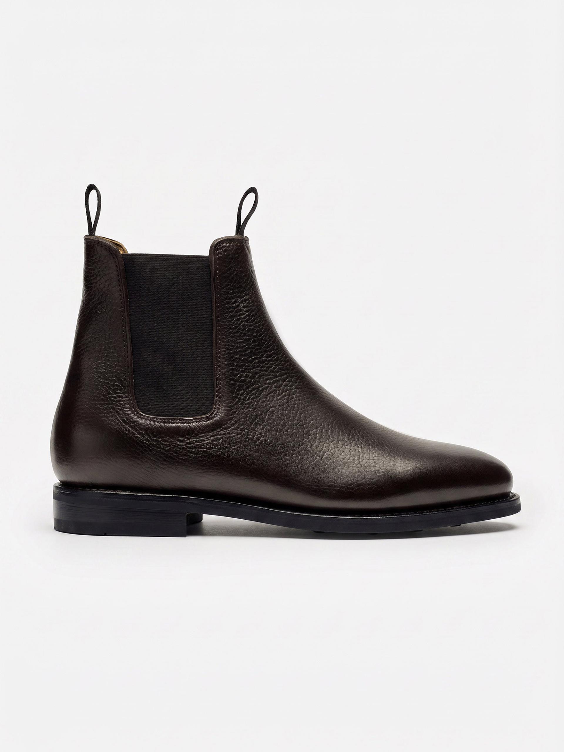 The Chelsea Boot Brown Grain 1