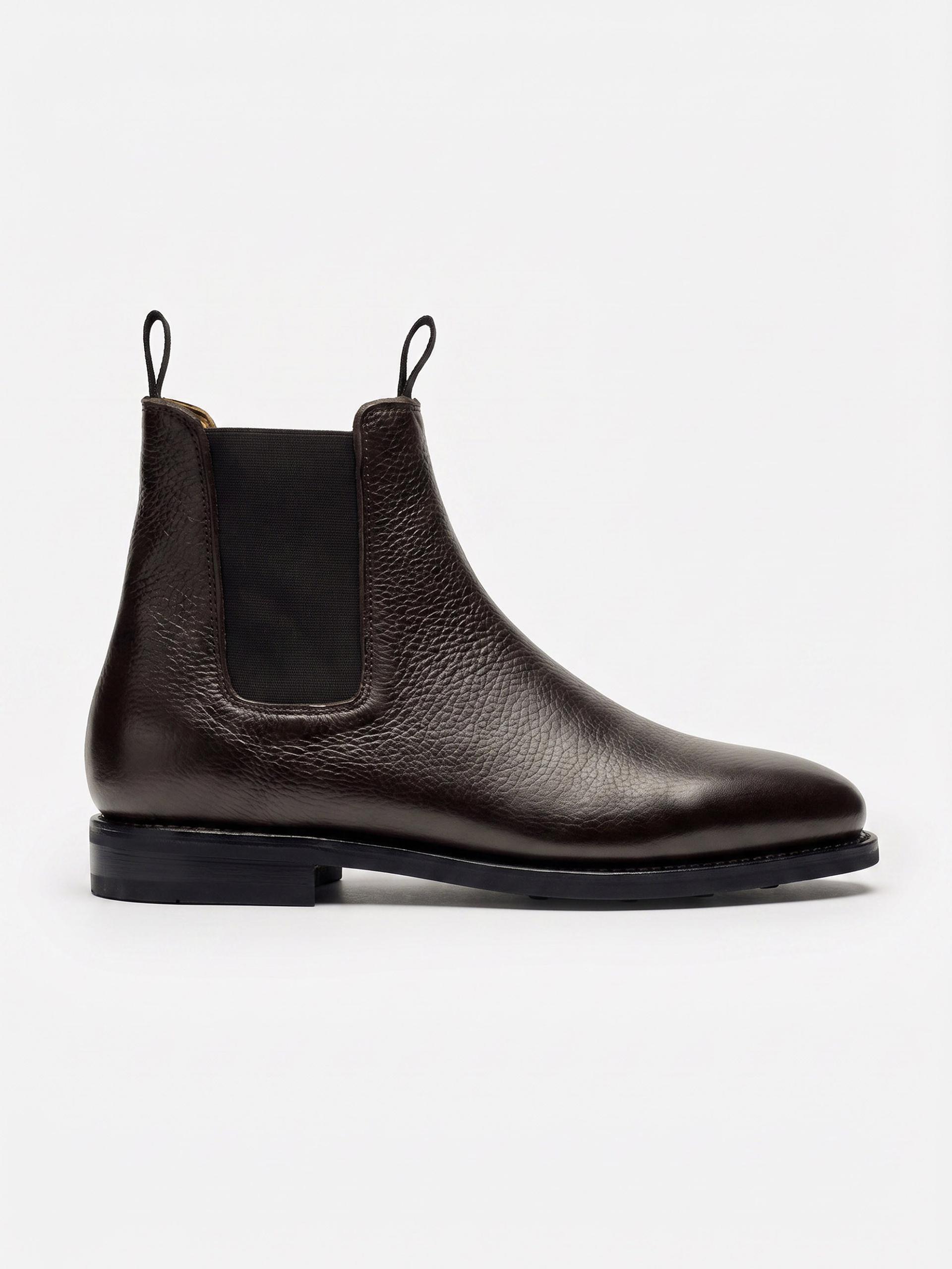 The Chelsea Boot Brown Grain 1