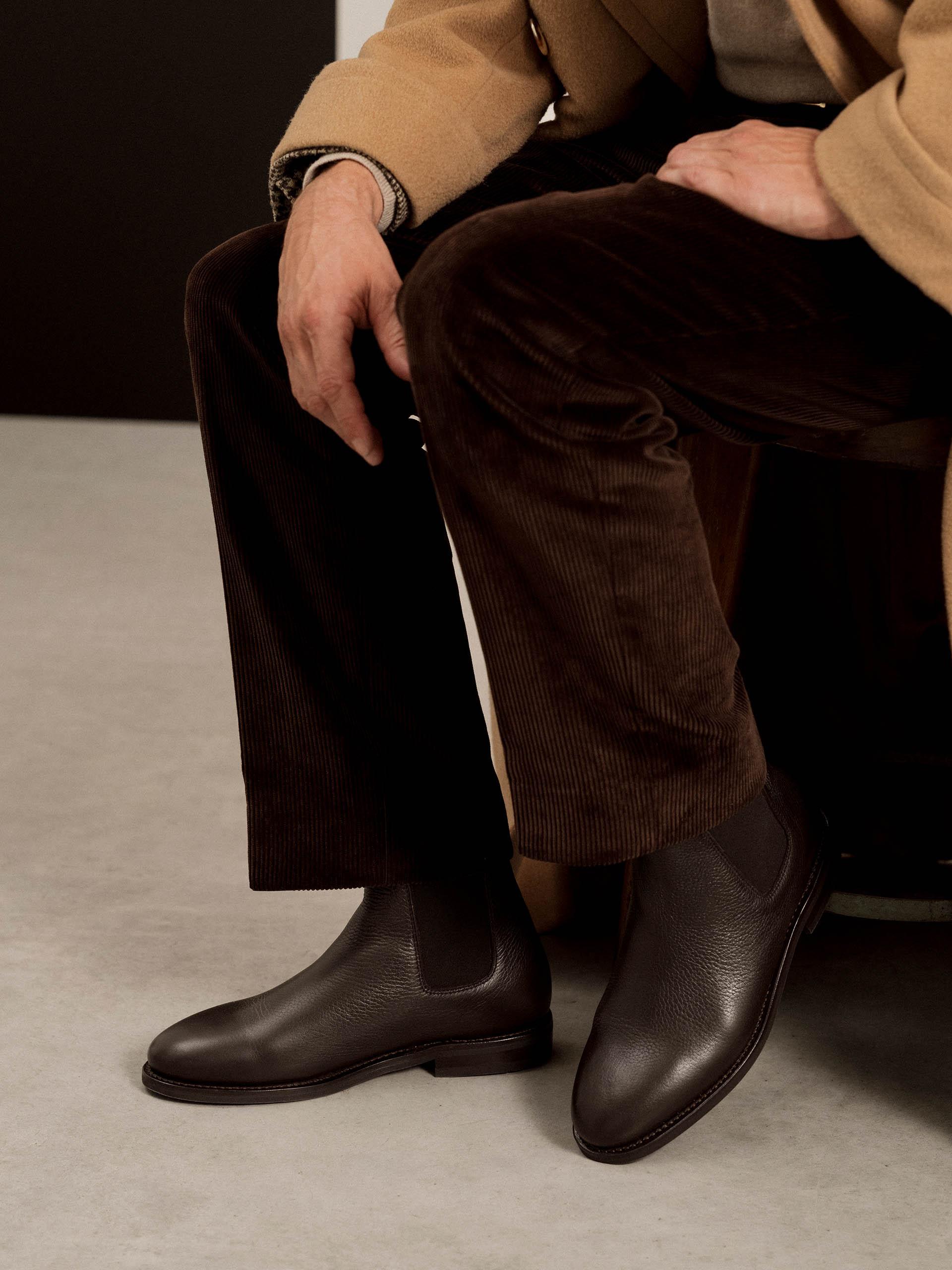 The Chelsea Boot Brown Grain 2