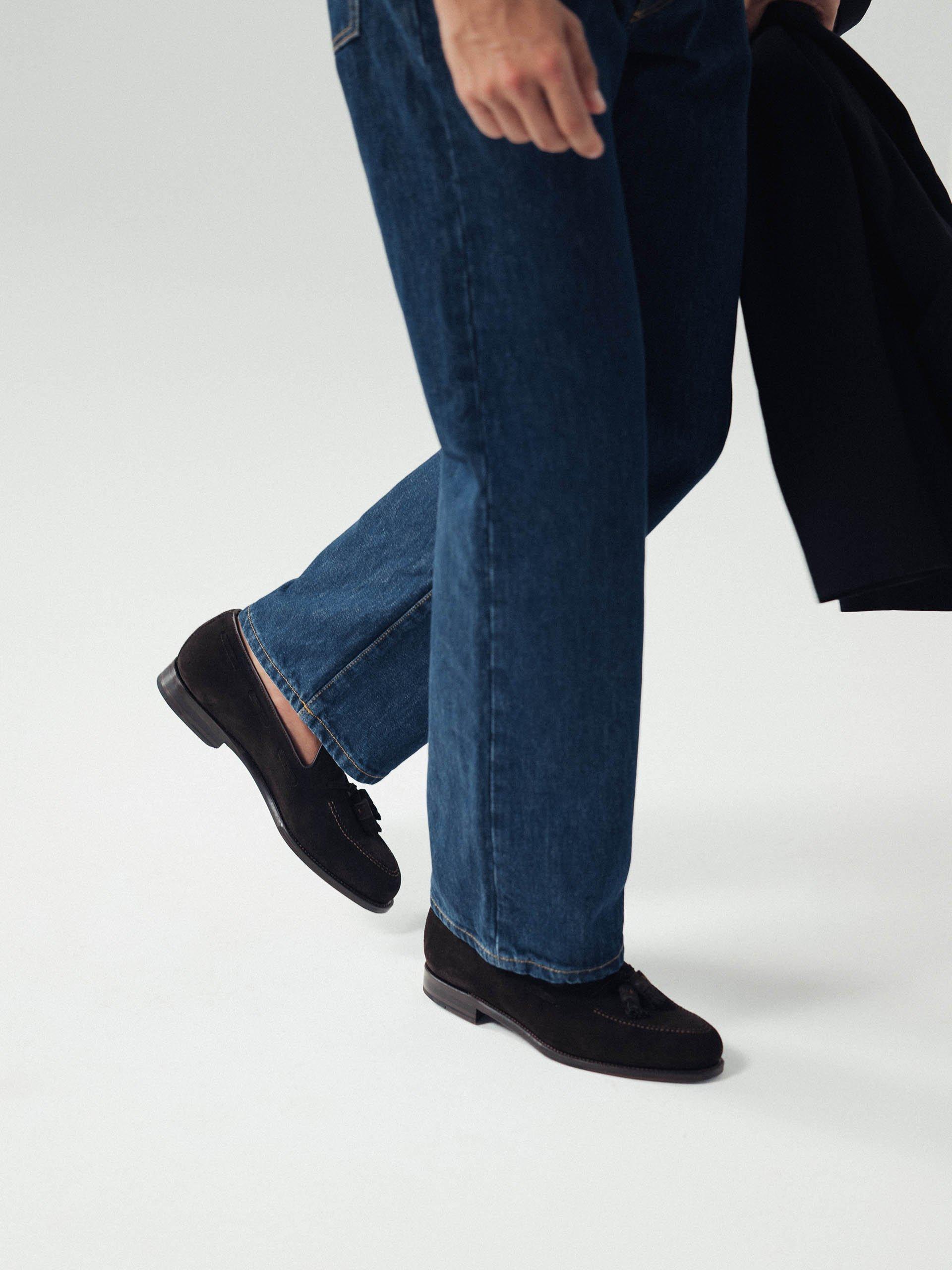 The Tassel Loafer Brown Suede 2