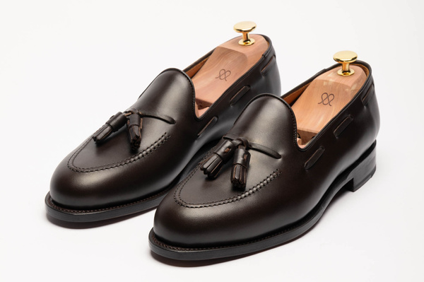 The Tassel Loafer – Med. Brown Suede | Rubber Sole | MORJAS