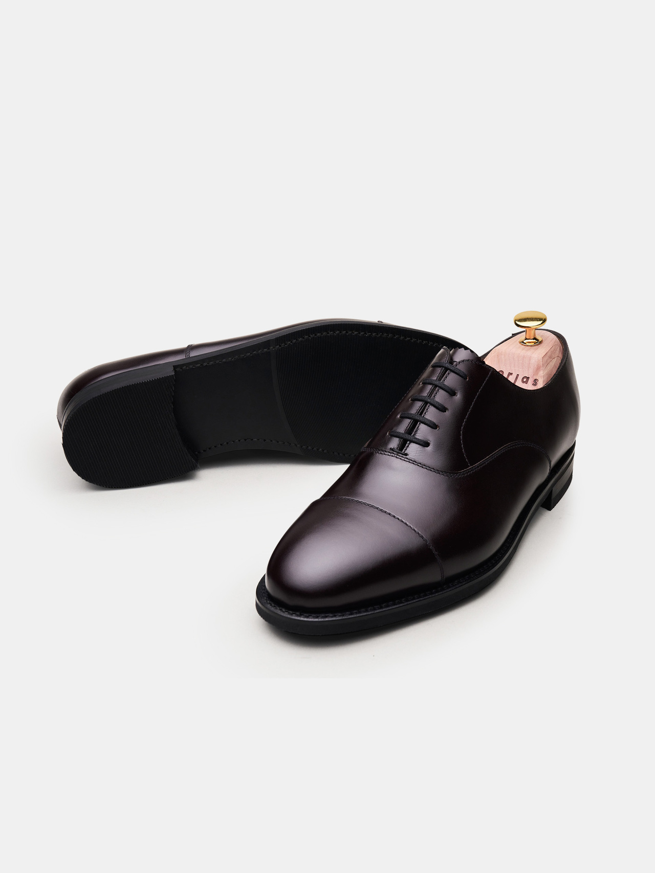 Bingham Black Calf (Rubber Sole)