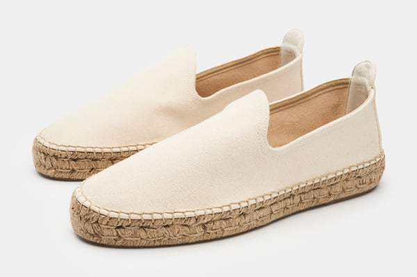 Morjas - The Espadrille 
Men’s Taupe Suede Brand New in Box The Espadrille - Beige Suede | MORJAS main image 3