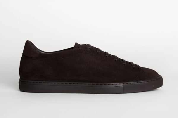 SS25【TOTEME】Dark brown Suede Sneakers Leather sneakers in brown - Toteme | Mytheresa