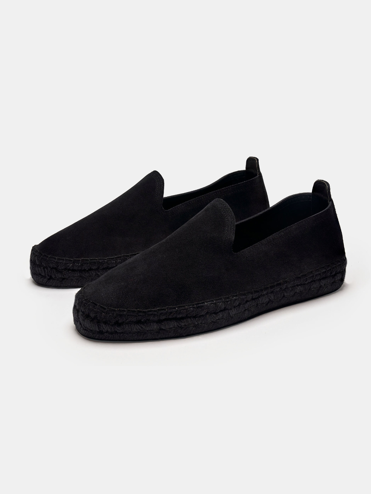 espadrille sneakers black