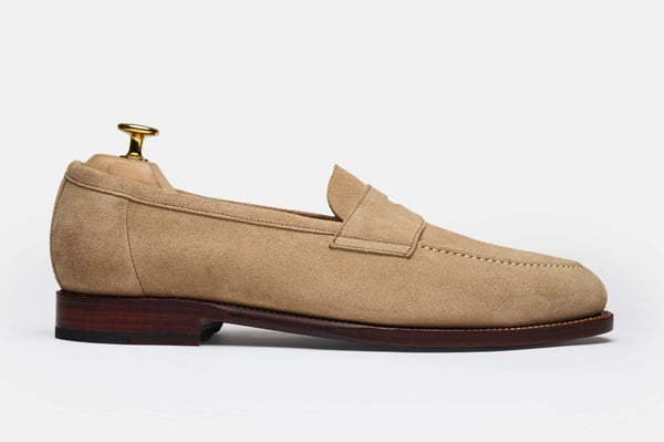 The Penny Loafer - Brown Suede - Unlined | MORJAS