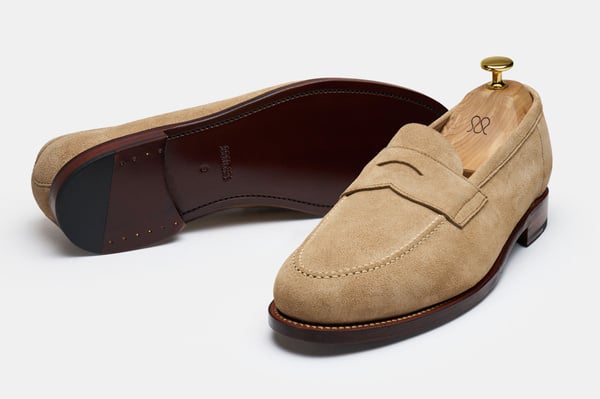 The Penny Loafer - Brown Suede - Unlined | MORJAS