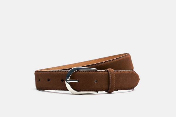 小物 OVY KAJA REVERSIBLE SUEDESQUARE RINGBELT KAJA REVERSIBLE SUEDE SQUARE RING BELT（Reversible green