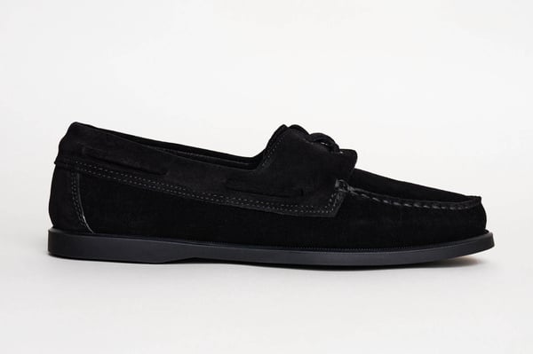 Morjas Boat Shoes メンズ スウェード ローファー 41イタリア The Boat Shoe - Black Suede | MORJAS