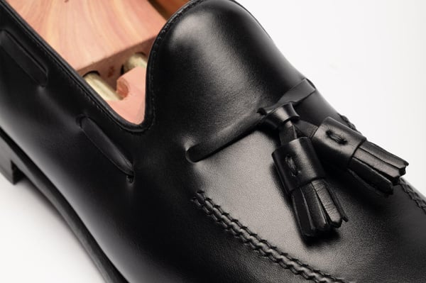 The Tassel Loafer – Black Calf | Crafted by Hand | MORJAS