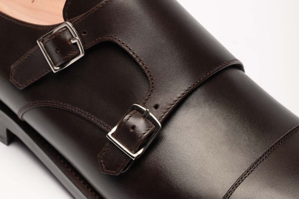 The Double Monkstrap - Brown Suede | MORJAS display picture 1