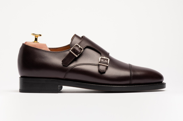 The Double Monkstrap - Burgundy Calf | MORJAS