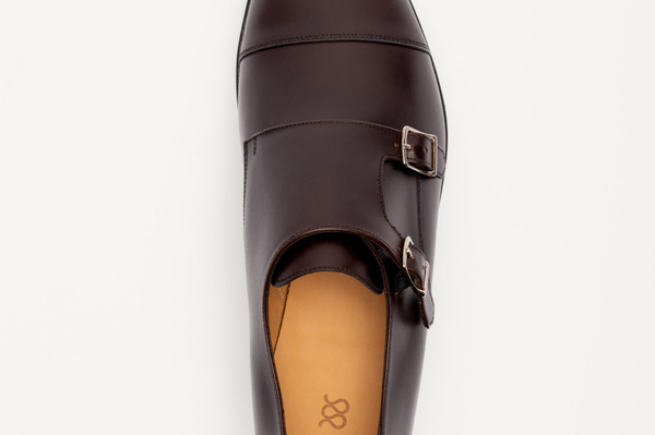 The Double Monkstrap – Burgundy Calf | MORJAS