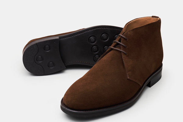 The Chukka - Medium Brown Suede | Morjas