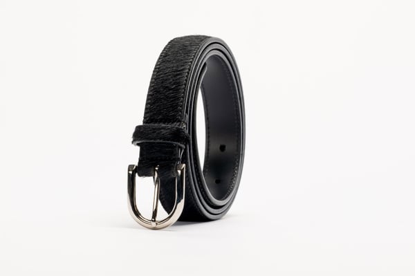 The Belt - Black Pony Hair | MORJAS