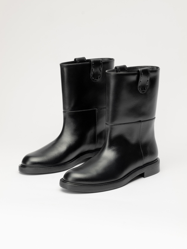 Women's City Boot – Black Calf | Made in Spain | MORJAS