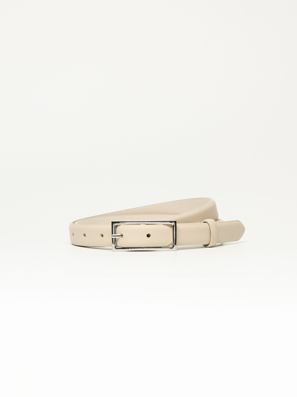 The Belt - Ivory Nappa - 20 mm | MORJAS