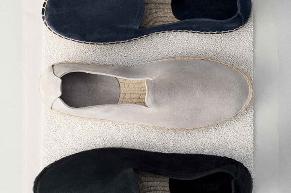The Espadrille – Light Grey Suede | MORJAS