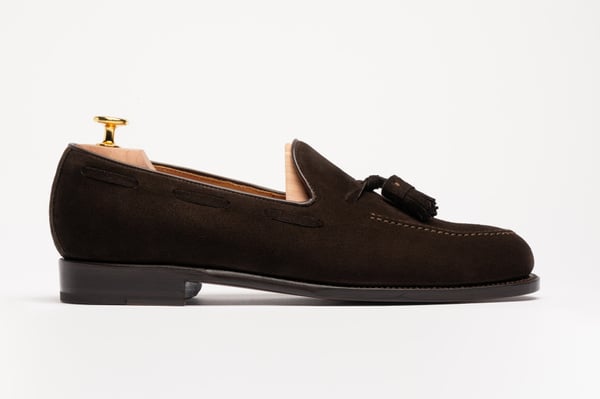 The Tassel Loafer - Brown Suede - Rubber Sole | MORJAS