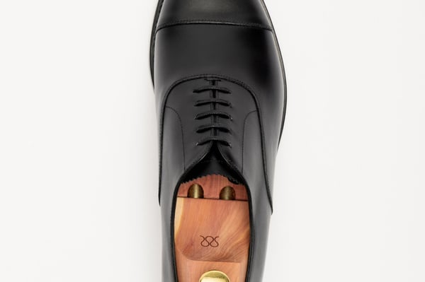 The Oxford – Black Calf Rubber | Goodyear Welted | MORJAS